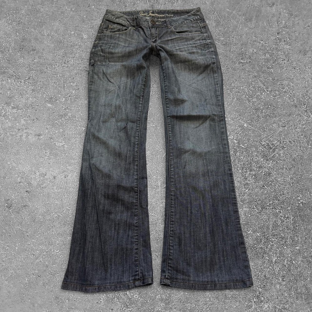 GUESS Belmont Flare Jeans Low Rise Dark Wash Y2K Denim Size 27 Q938N171RG